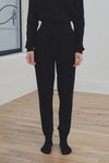 BASERANGE Loose Fit Sports Pants Made in Portugal BAS-FSP-HEI Black Italian Wool FSP